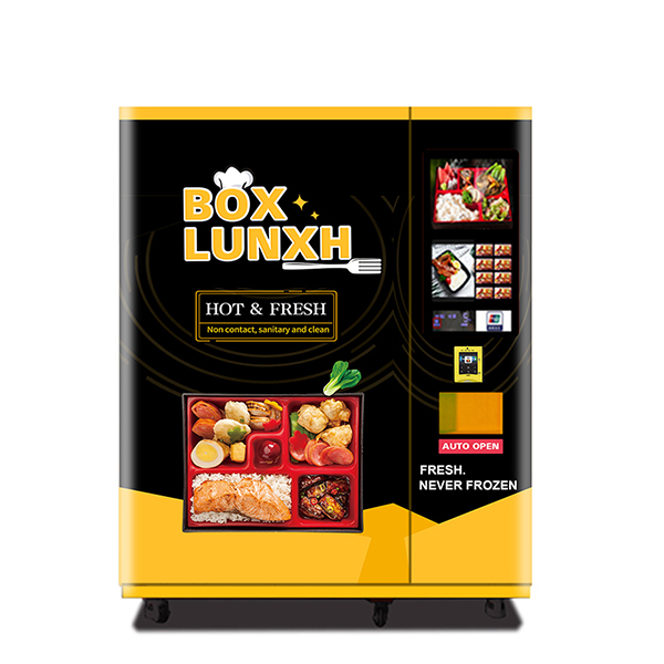 Máquinas de venda automática de alimentos quentes na América