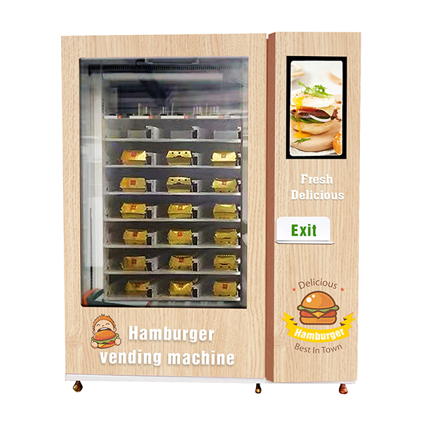 Máquina de venda automática de hambúrguer na Holanda