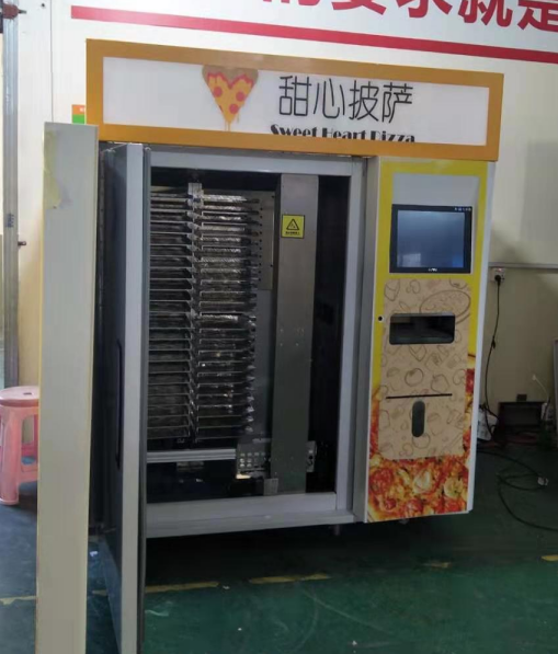 Coin operado 3min pizza vending máquina automática comercial